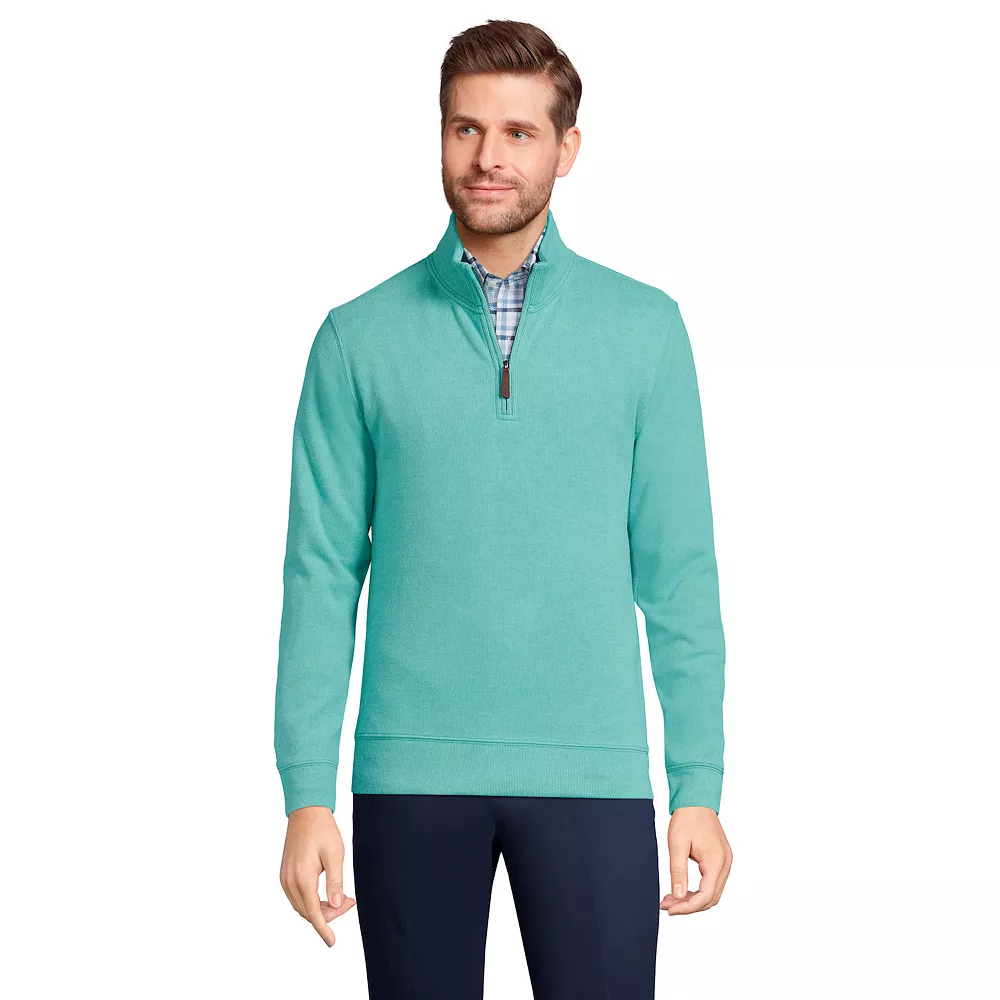 Big & Tall Lands' End Bedford Classic-Fit Ribbed Quarter-Zip Sweater 11 Big & Tall Lands' End Bedford Classic-Fit Ribbed Quarter-Zip Sweater - Image 9