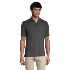 Big & Tall Lands' End Classic-Fit Supima Polo -Workout Clothes Sales Store 5247884 Dk Charcoal Heather