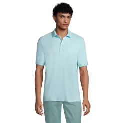 Big & Tall Lands' End Classic-Fit Supima Polo -Workout Clothes Sales Store 5247884 Light Blue Radiance