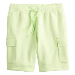 Men's Tek Gear® Ultra Soft Fleece Cargo Shorts -Workout Clothes Sales Store 5261254 ALT2