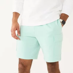 Men's Tek Gear® Ultra Soft Fleece Cargo Shorts -Workout Clothes Sales Store 5261254 Swept Away