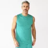 Men's Tek Gear® Dry Tek Muscle Tee 2 Men's Tek Gear® Dry Tek Muscle Tee -Workout Clothes Sales Store 5262221 Island Shores Teal