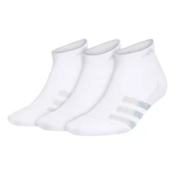 Men's adidas 3-pack Superlite Stripe 3 Low-Cut Socks 16 Men's adidas 3-pack Superlite Stripe 3 Low-Cut Socks -Workout Clothes Sales Store 5262288 White Clear Onix