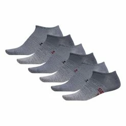 Men's adidas 6-Pack Superlite Badge Of Sport 2 No-Show Socks -Workout Clothes Sales Store 5262291 ALT5