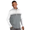 Men's Antigua Pace Regular-Fit Colorblock Quarter-Zip Pullover -Workout Clothes Sales Store 5270559