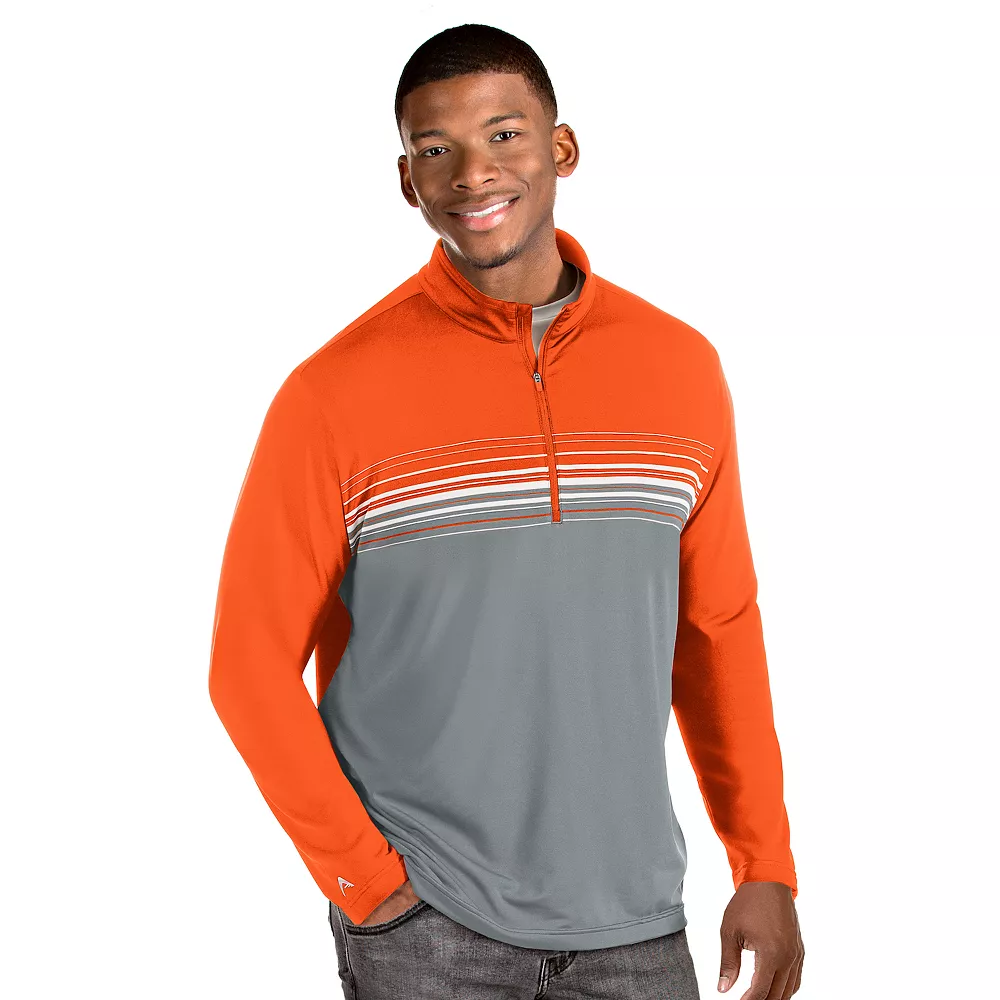 Men's Antigua Pace Regular-Fit Colorblock Quarter-Zip Pullover 3 Men's Antigua Pace Regular-Fit Colorblock Quarter-Zip Pullover