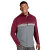 Men's Antigua Pace Regular-Fit Colorblock Quarter-Zip Pullover -Workout Clothes Sales Store 5270572