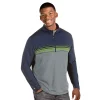Men's Antigua Pace Regular-Fit Colorblock Quarter-Zip Pullover -Workout Clothes Sales Store 5270582