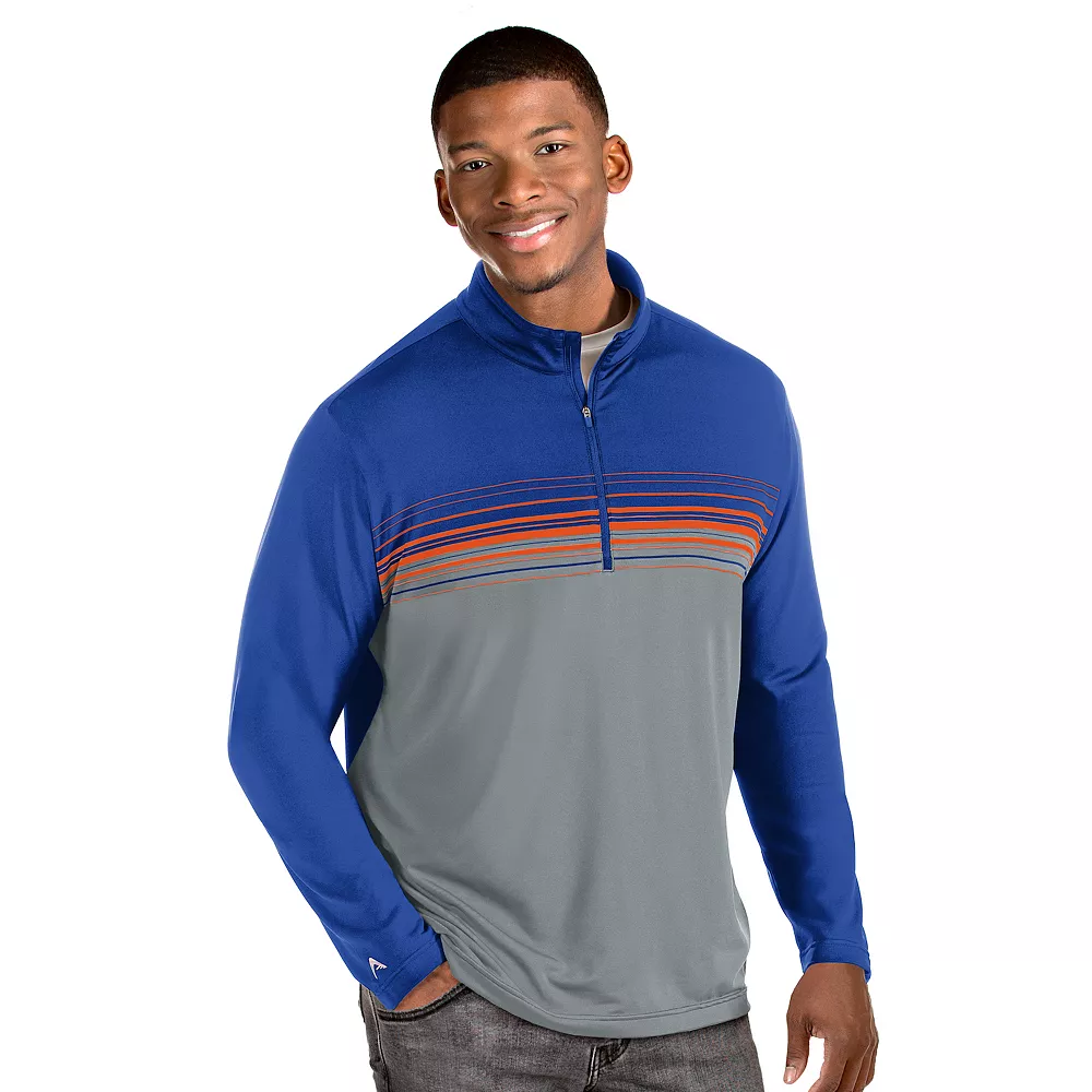 Men's Antigua Pace Regular-Fit Colorblock Quarter-Zip Pullover 3 Men's Antigua Pace Regular-Fit Colorblock Quarter-Zip Pullover