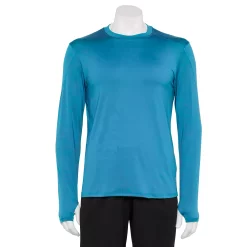 Men's Balance Collection One-Up Long Sleeve Tee -Workout Clothes Sales Store 5274403 Vallarta Blue