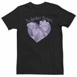 Big & Tall Ed, Edd & Eddy The Kanker Sisters Purple Hue Heart Portrait Tee