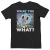 Big & Tall Cartoon Network Gumball Watterson What The What? Neighborhood Tee -Workout Clothes Sales Store 5290867 Black