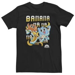 Big & Tall Cartoon Network Gumball Darwin Banana Joe Na Na Na Dance Tee