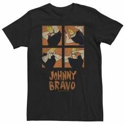 Big & Tall Cartoon Network Johnny Bravo Box Up Hairdo Tee