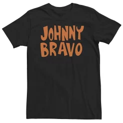 Big & Tall Cartoon Network Johnny Bravo Logo Tee
