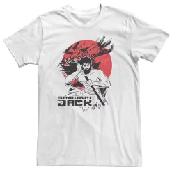 Big & Tall Cartoon Network Samurai Jack The Warrior & The Sun Sketch Tee