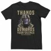 Big & Tall Marvel Avengers Endgame Thanos #DontSpoilTheEndgame Tee