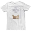 Big & Tall Marvel Captain Marvel If the Cat Doesn't Like You Tee -Workout Clothes Sales Store 5292837