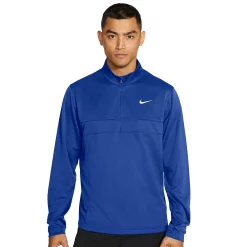 Men's Nike Dri-FIT Half-Zip Golf Pullover -Workout Clothes Sales Store 5294196 Game Royal