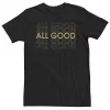 Big & Tall Fifth Sun All Good Text Stack Tee -Workout Clothes Sales Store 5301598