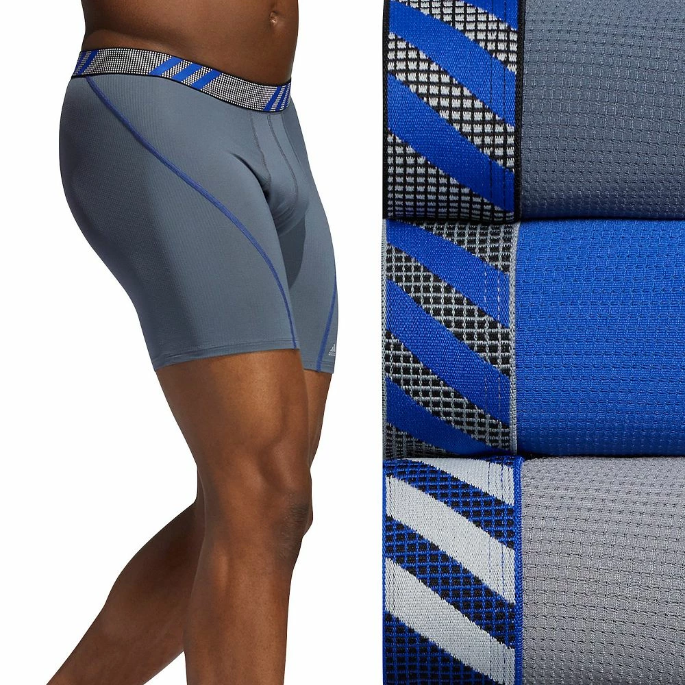 Men's adidas 3-pack Sport Performance Mesh Boxer Briefs 5 Men's adidas 3-pack Sport Performance Mesh Boxer Briefs - Image 3