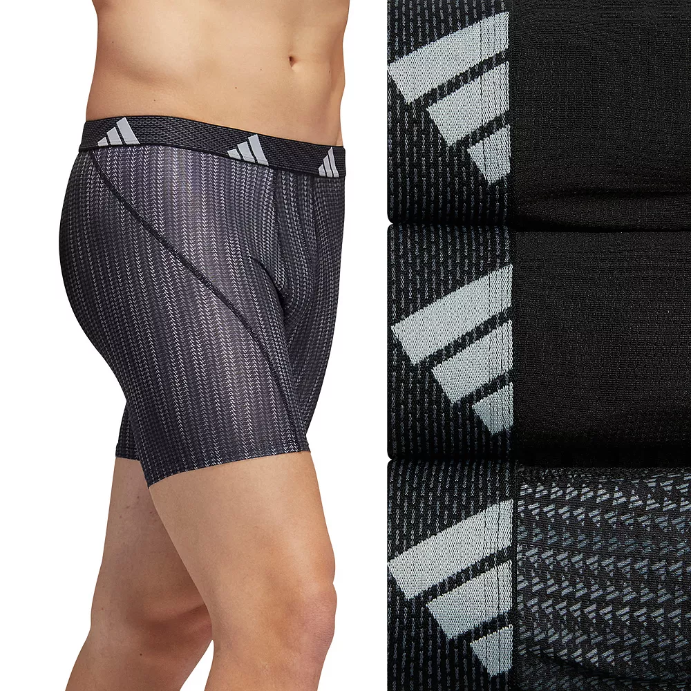 Men's adidas 3-pack Sport Performance Mesh Boxer Briefs 9 Men's adidas 3-pack Sport Performance Mesh Boxer Briefs - Image 7