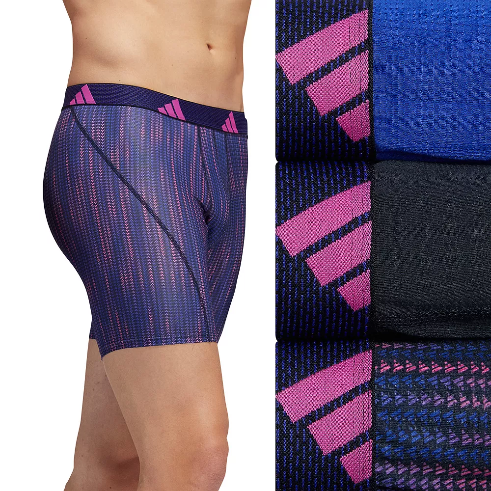 Men's adidas 3-pack Sport Performance Mesh Boxer Briefs 10 Men's adidas 3-pack Sport Performance Mesh Boxer Briefs - Image 8