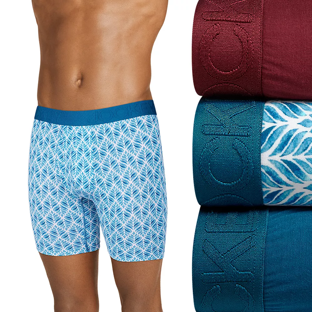 Men's Jockey® 3-pack Active Ultra-Soft Long-Leg Boxer Briefs 4 Men's Jockey® 3-pack Active Ultra-Soft Long-Leg Boxer Briefs - Image 2