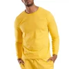 Men's Spalding Logo Tee -Workout Clothes Sales Store 5501048 Spicy Mustard