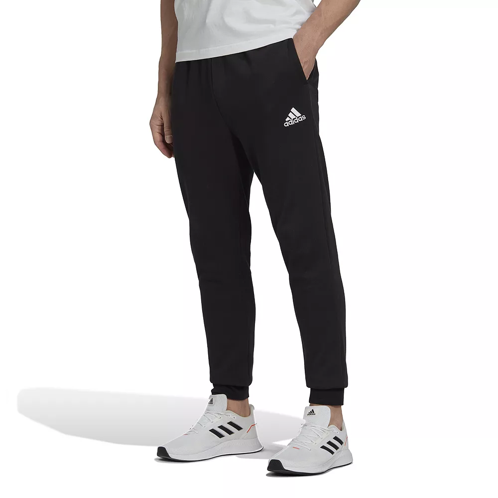 Men's adidas Essentials Tapered Fleece Pants 3 Men's adidas Essentials Tapered Fleece Pants