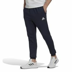 Men's adidas Essentials Tapered Fleece Pants 11 Men's adidas Essentials Tapered Fleece Pants -Workout Clothes Sales Store 5517643 Legend Ink