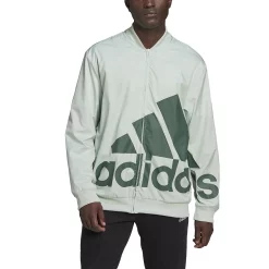 Men's adidas AEROREADY Essentials Giant Logo Woven Windbreaker -Workout Clothes Sales Store 5517829 ALT4