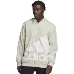 Men's adidas AEROREADY Essentials Giant Logo Woven Windbreaker -Workout Clothes Sales Store 5517829 Alumina