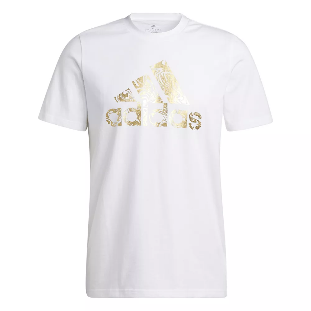 Men's adidas Foil Badge of Sport Tee 5 Men's adidas Foil Badge of Sport Tee - Image 3