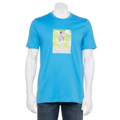 Men's adidas Spaceship Boost Tee -Workout Clothes Sales Store 5519132 Almost Blue