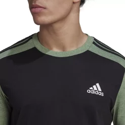 Men's adidas Essentials Mélange Tee -Workout Clothes Sales Store 5519399 ALT3