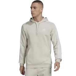 Big & Tall adidas Essential 3-Stripe Fleece Hoodie