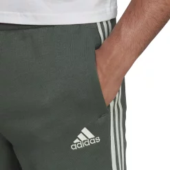 Big & Tall adidas Essentials 3-Stripe Fleece Pants -Workout Clothes Sales Store 5532963 ALT3