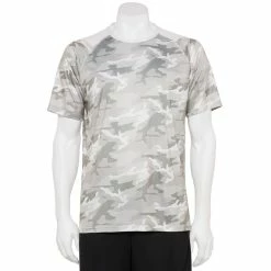 Men's Russell Athletic Camo Tee -Workout Clothes Sales Store 5534648 White
