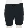 Men's Russell Athletic Ultimate 2-in-1 Stretch Woven Shorts -Workout Clothes Sales Store 5534653 Black