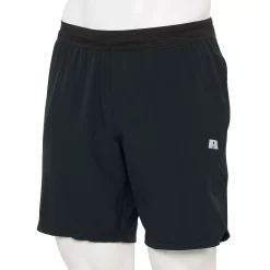 Men's Russell Athletic Woven Running Shorts -Workout Clothes Sales Store 5534671 Black