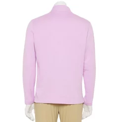 Men's adidas 3-Stripes Quarter-Zip Pullover Top -Workout Clothes Sales Store 5535416 ALT