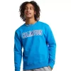 Men's Champion® Powerblend Fleece Crew Sweatshirt -Workout Clothes Sales Store 5537102 Blue Jay