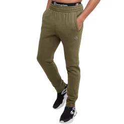 Men's Champion® Powerblend Fleece Slim-Fit Pants -Workout Clothes Sales Store 5537704 Cargo Olive