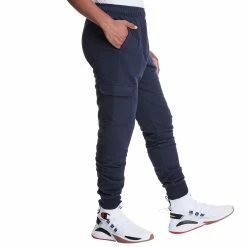 Men's Champion® Powerblend Fleece Cargo Joggers 17 Men's Champion® Powerblend Fleece Cargo Joggers -Workout Clothes Sales Store 5537710 ALT2