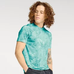 Men's FLX Dynamic Comfort Tee -Workout Clothes Sales Store 5539474 Blue Marble