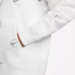 Big & Tall Nike Printed Club Fleece Hoodie 17 Big & Tall Nike Printed Club Fleece Hoodie -Workout Clothes Sales Store 5550882 ALT5