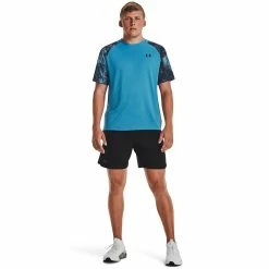 Men's Under Armour Printed Tech 2.0 Tee -Workout Clothes Sales Store 5552245 ALT2