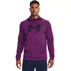 Men's Under Armour Big Logo Fleece Hoodie -Workout Clothes Sales Store 5552402 Rivalry