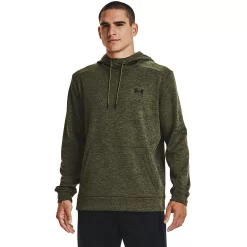 Men's Under Armour Twist Fleece Hoodie -Workout Clothes Sales Store 5552403 Marine Od Green